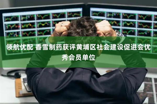 领航优配 香雪制药获评黄埔区社会建设促进会优秀会员单位